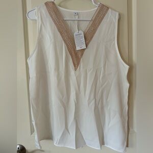 Off-white Women’s Dress Tank Top-Fashion Sats Me Too